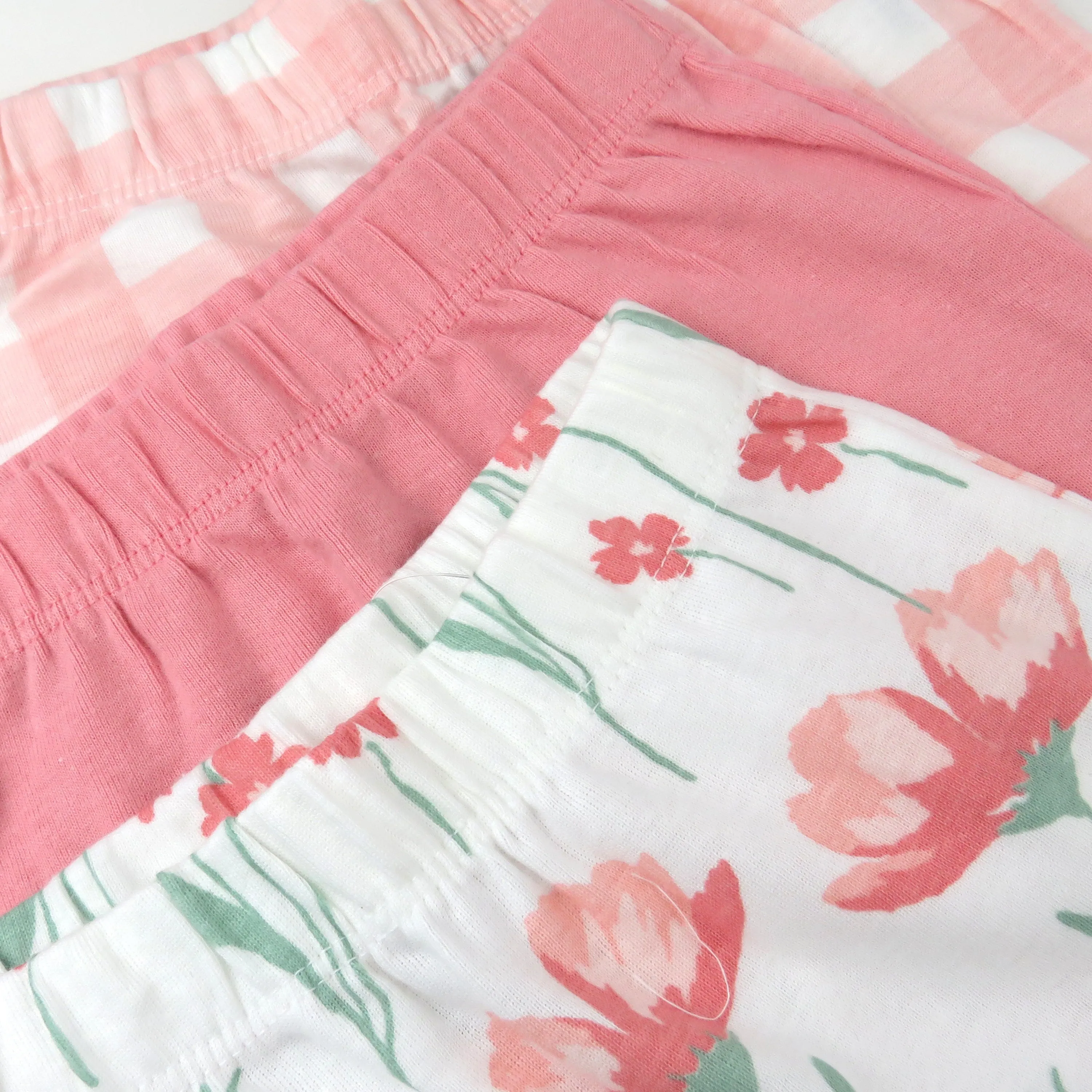 3-Pack Organic Cotton Footed Pants