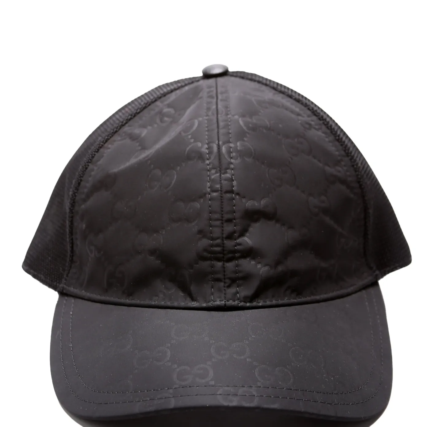 510950 GG Nylon Baseball Cap Size Small Black