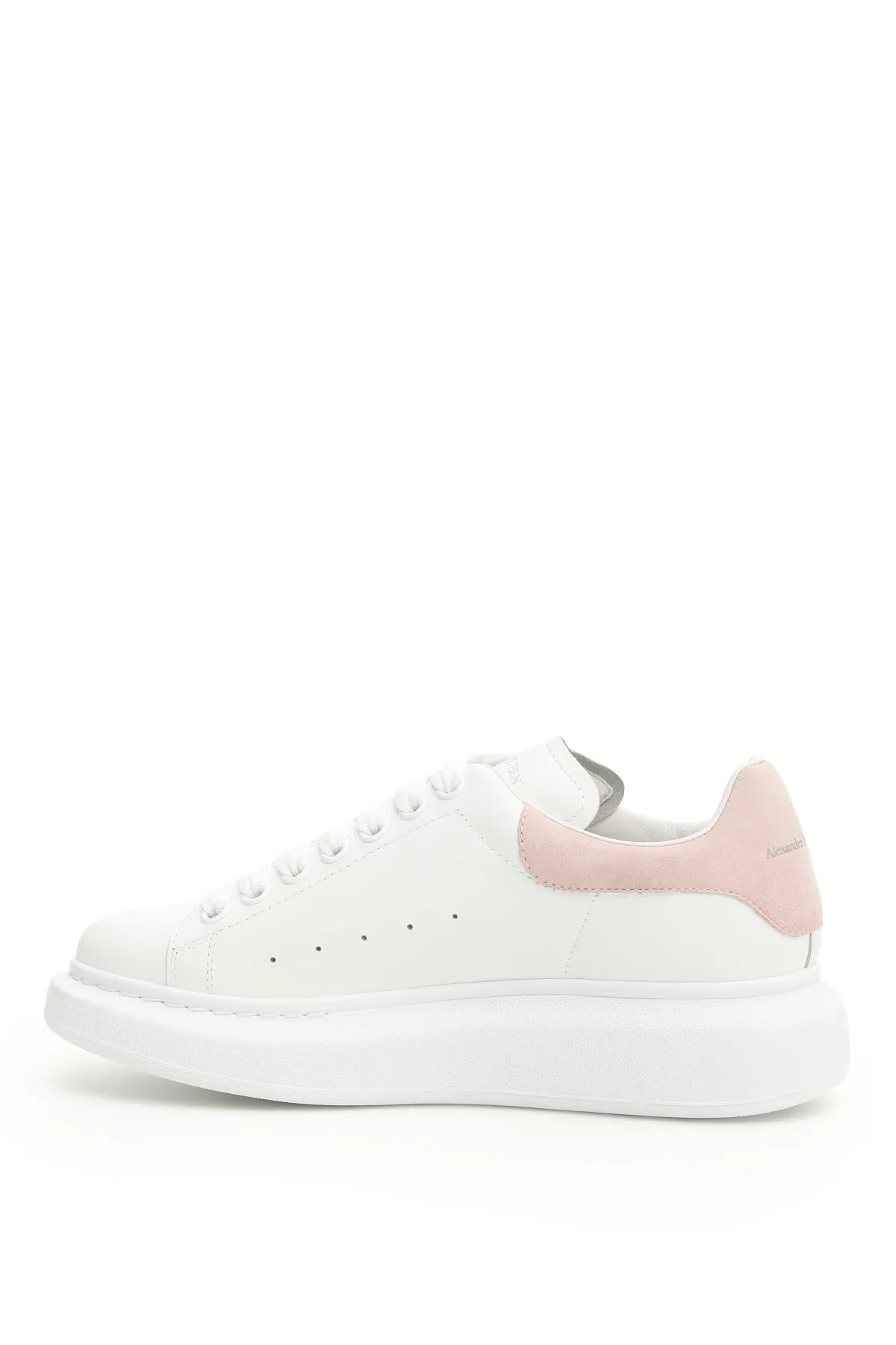 Alexander McQueen Oversized White Leather Sneakers – High-Fashion Footwear