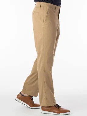 Ballin Atwater True Khaki Modern Flat Front Pant in British Tan