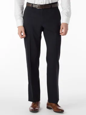 Ballin Soho Comfort 'EZE' Super 120s Modern Flat Front Twill Pant in Navy