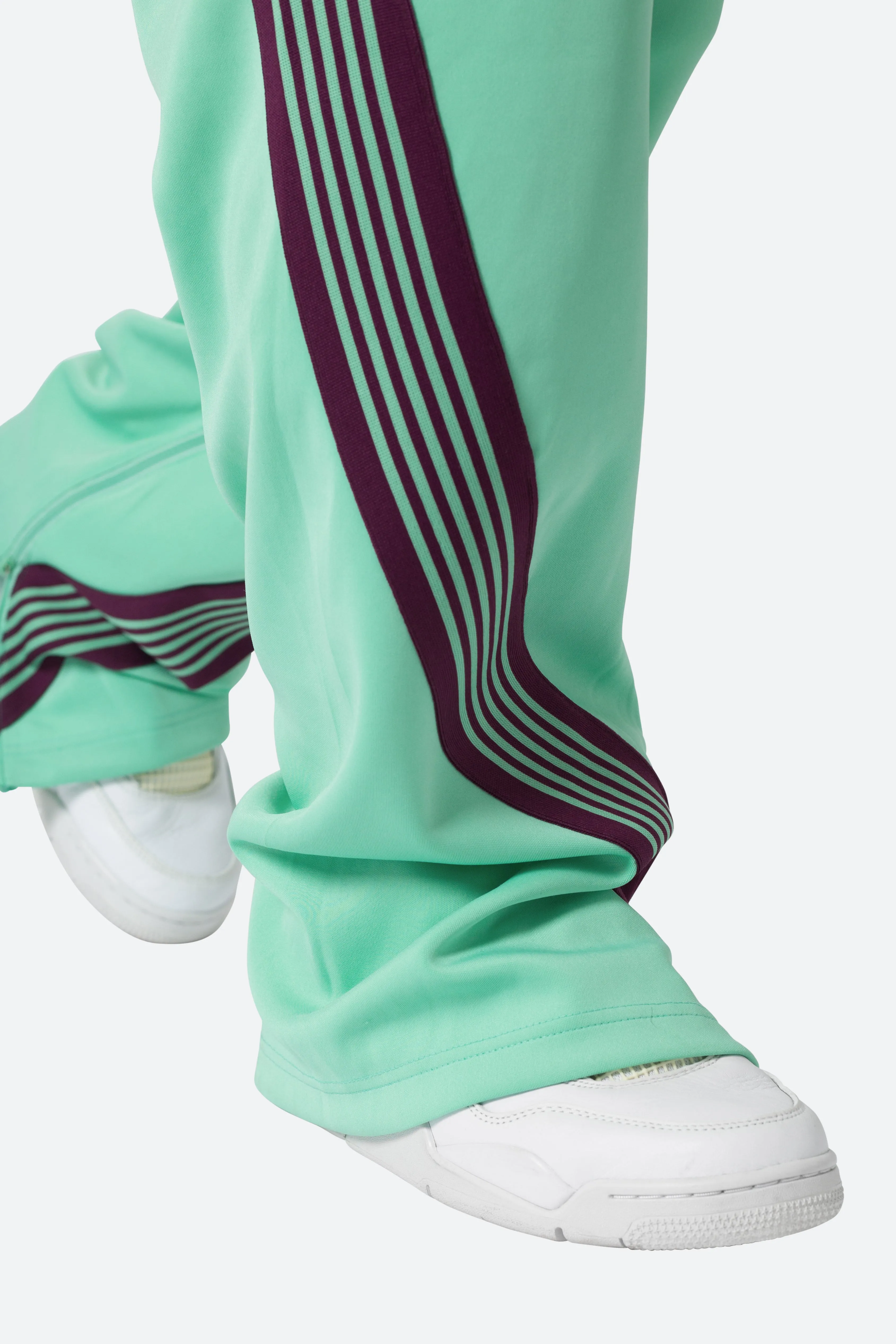 Bent Tape Track Pants - Green