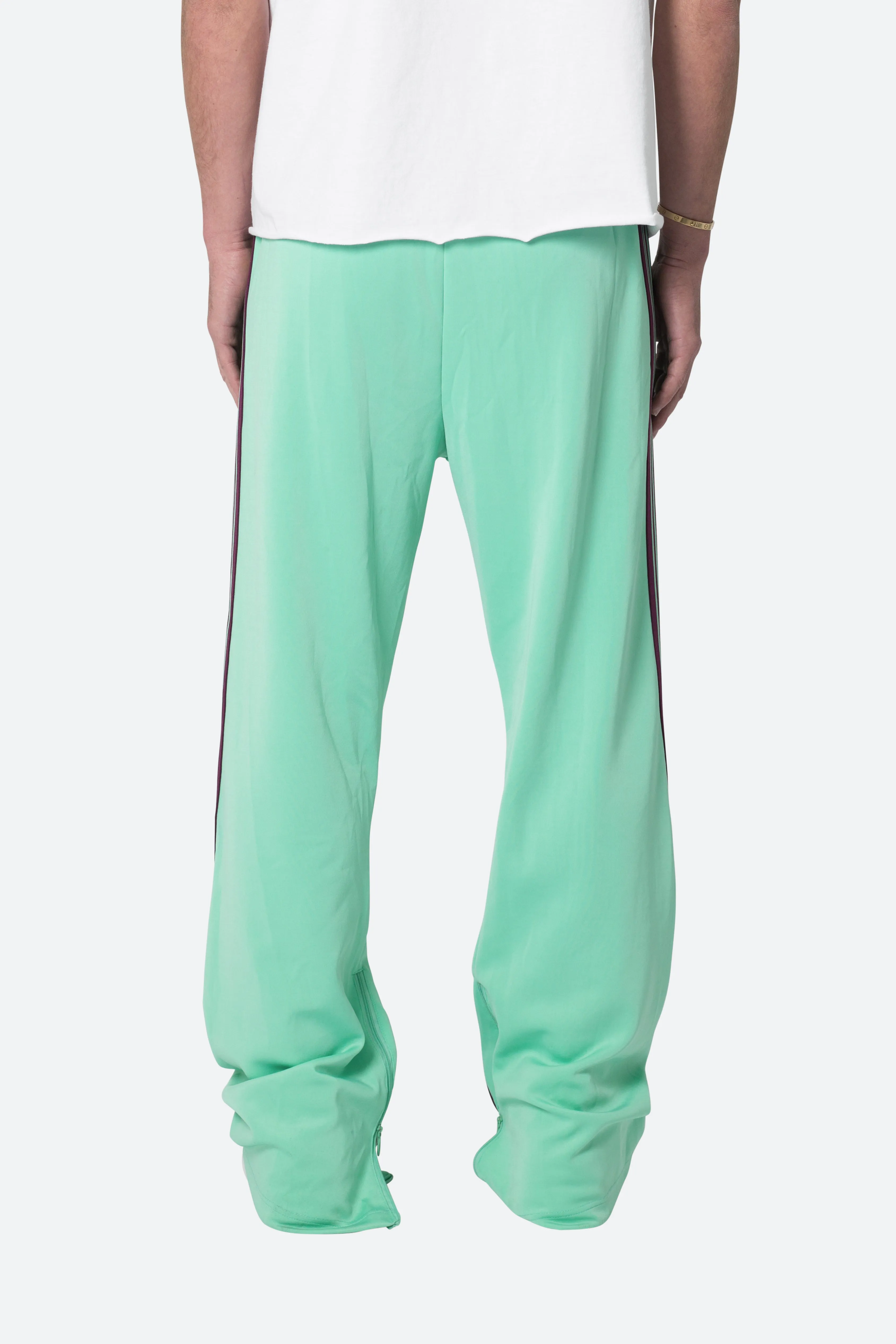 Bent Tape Track Pants - Green