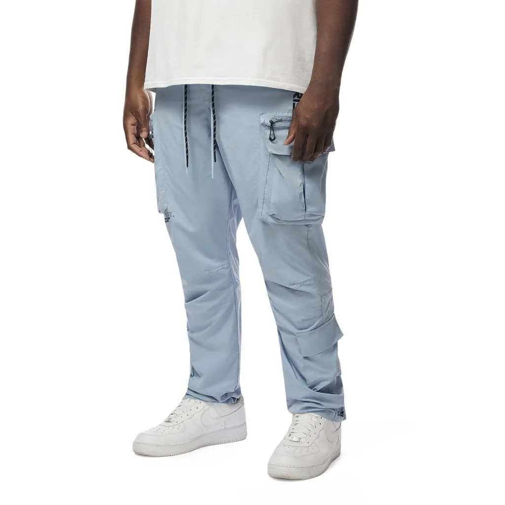 Big and Tall - Utility Windbreaker Pants - Pale Blue