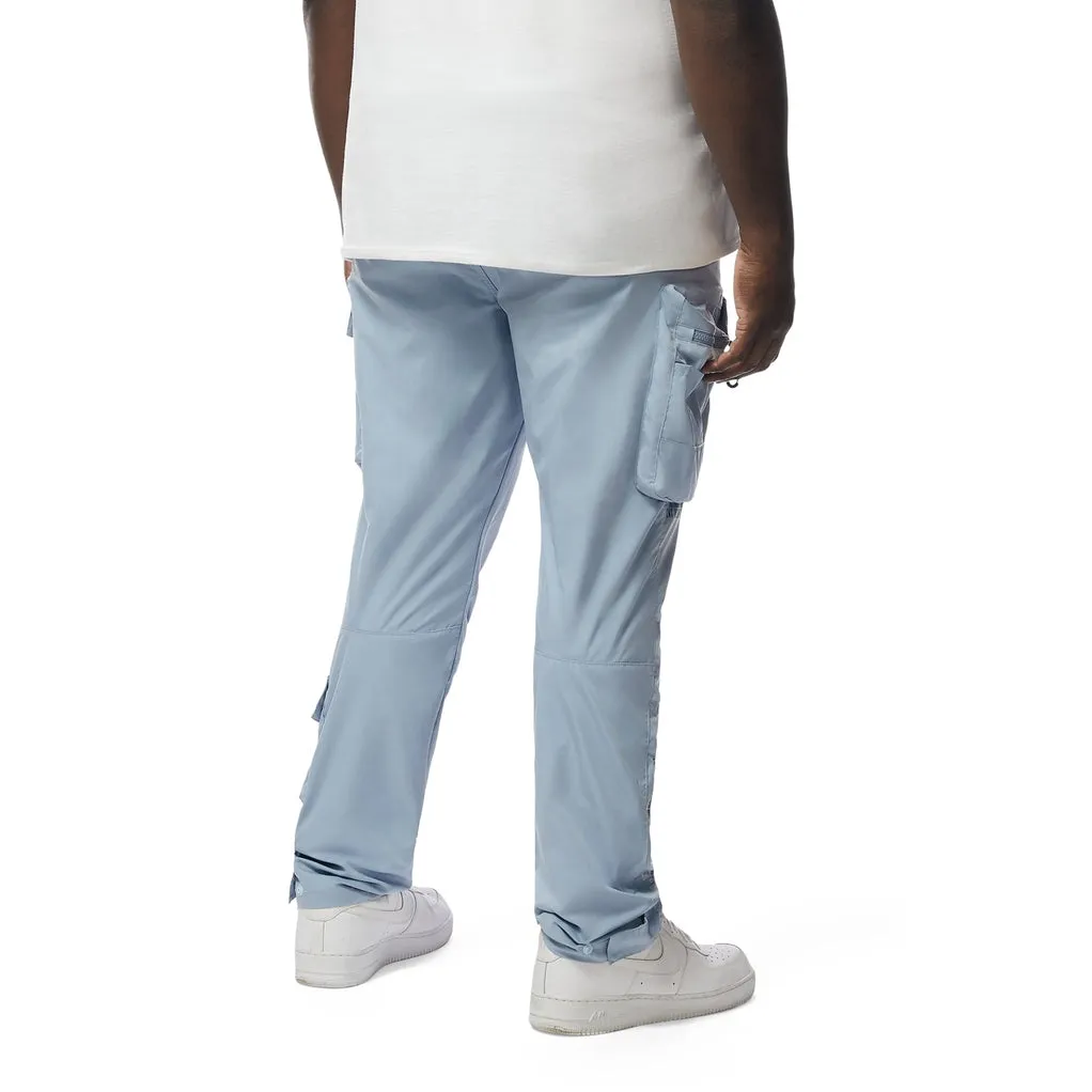 Big and Tall - Utility Windbreaker Pants - Pale Blue
