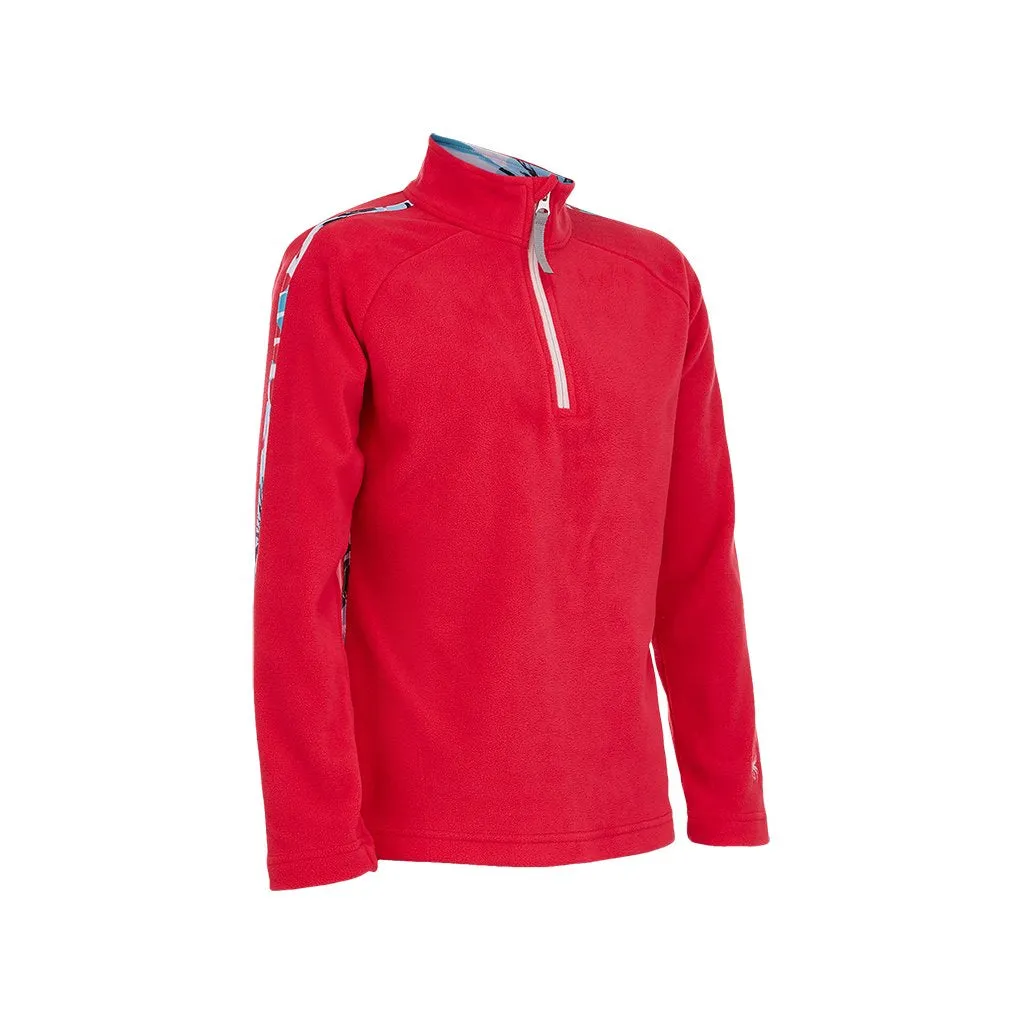 Big Girls Speed Fleece Half Zip - Cerise (2021)