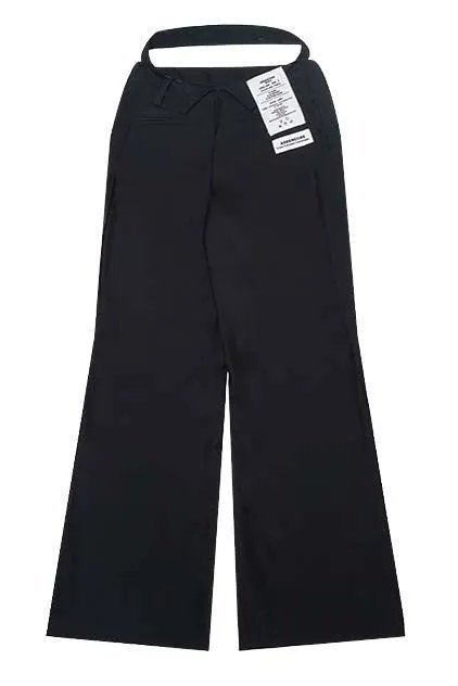 Black Bite Flip High-Waisted Pants