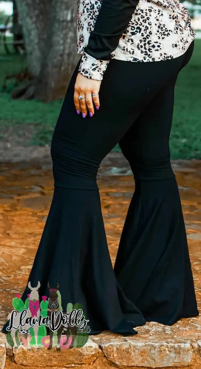 Black Flare Pants