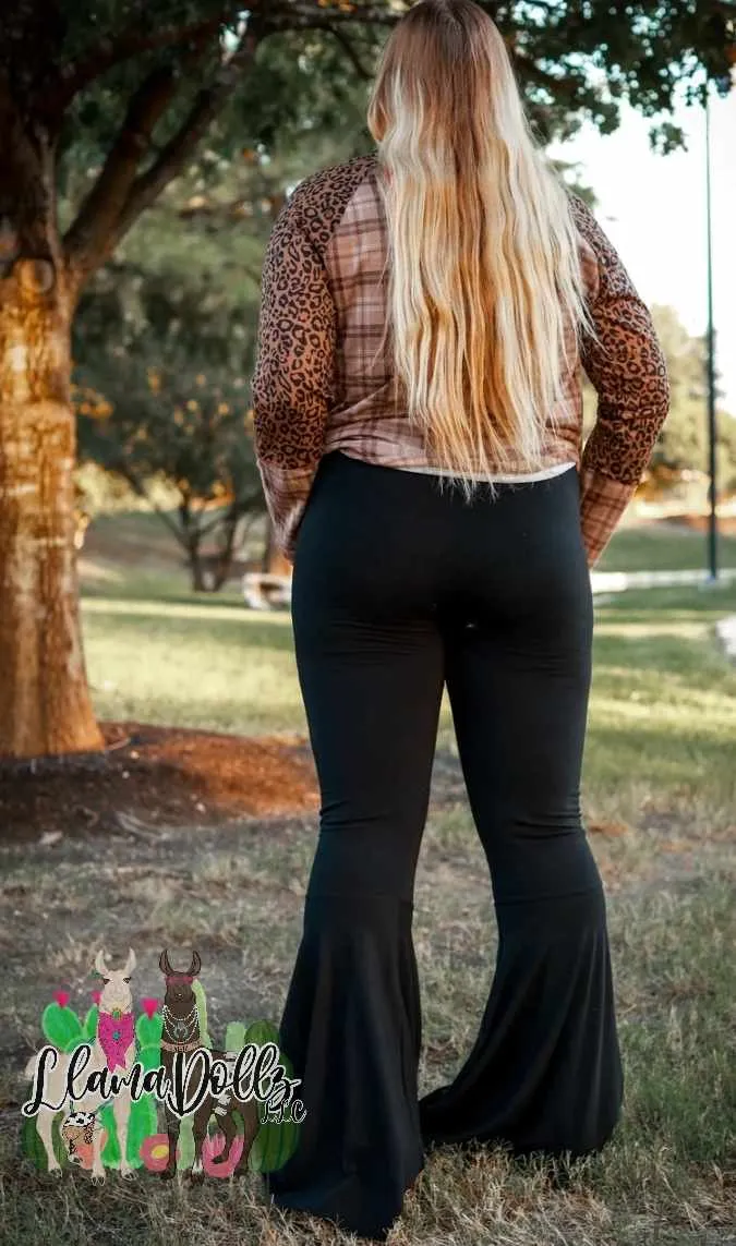 Black Flare Pants