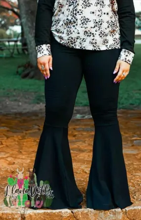 Black Flare Pants