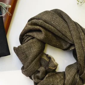 Black Natural Classic Pure Handwoven Pashmina Stole