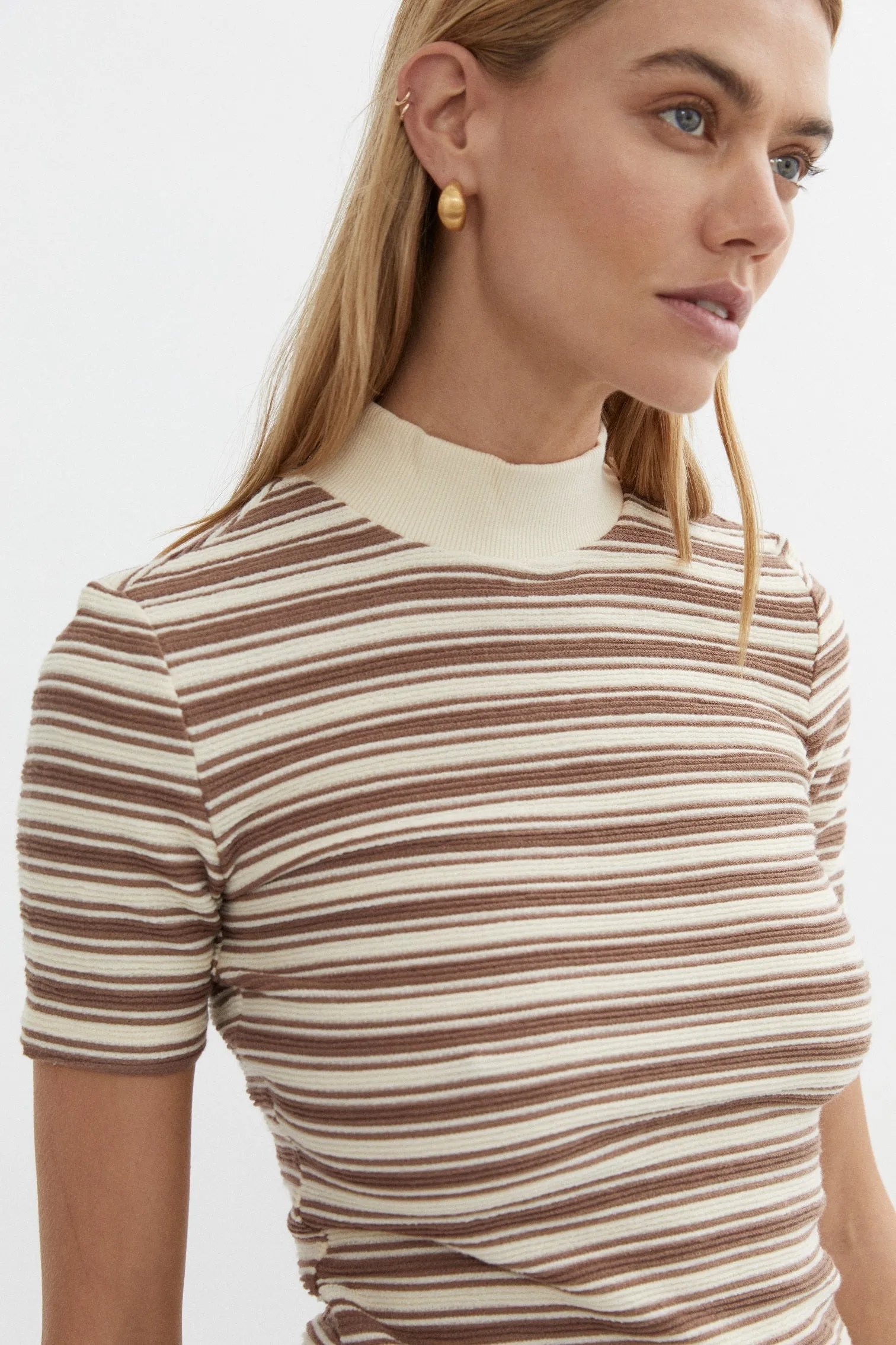 BLANCA Womens Demi Shirt Brown