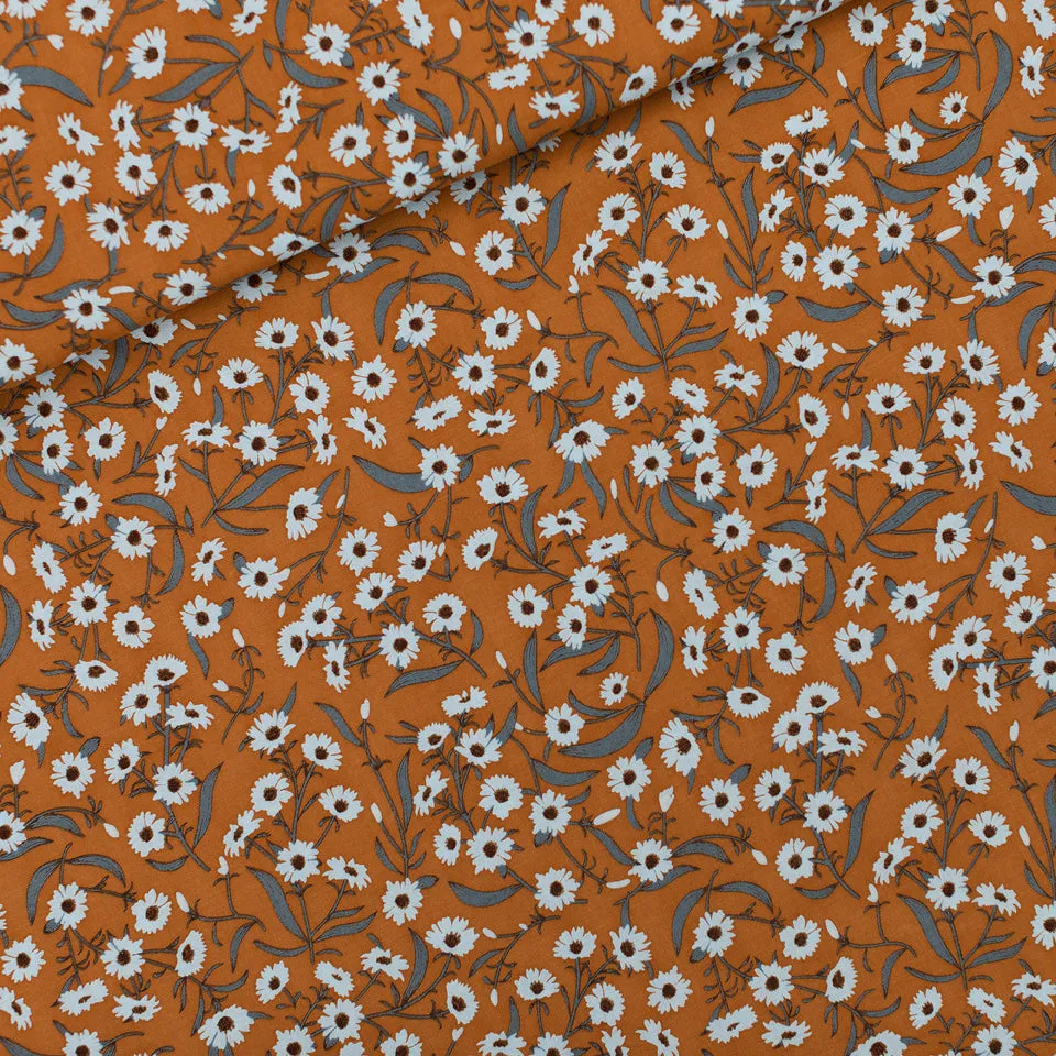 Camomile Cashew Brown Viscose Rayon