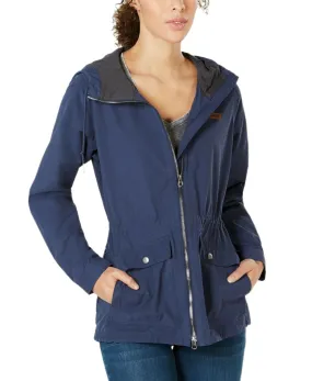 Columbia Women's Cultus Lake Hooded Anorak Active Jacket, Navy, XL