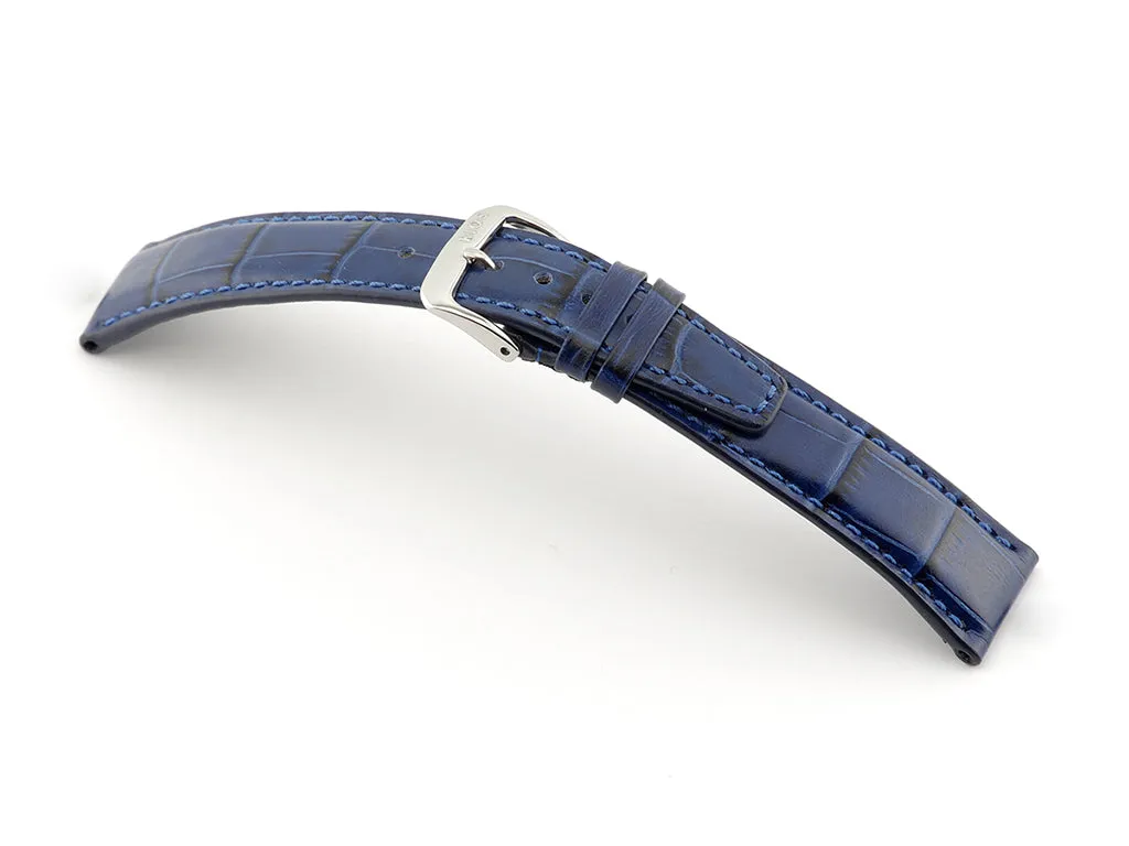 Dallas - Navy - Alligator Grained