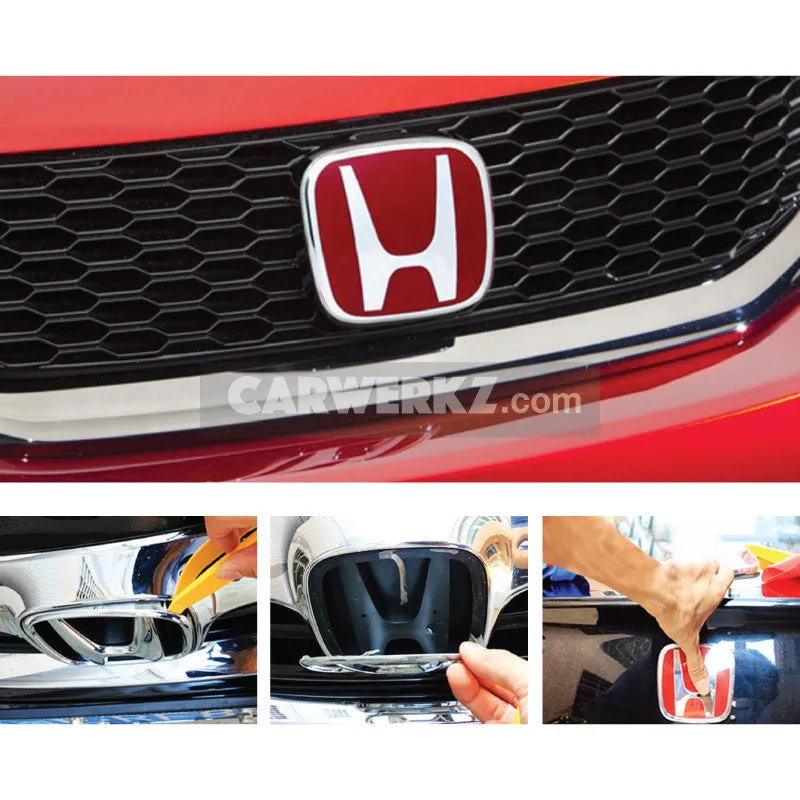 Emblem for Honda (Red - Front and Back Exterior)