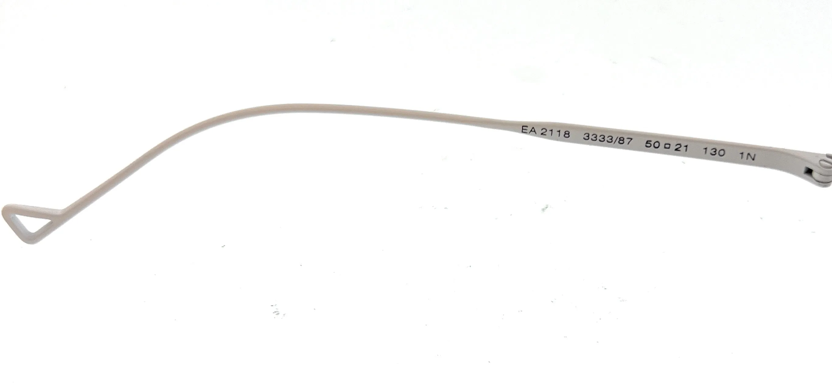 Emporio Armani 0EA2118 333387 Matte White Oval Sunglasses
