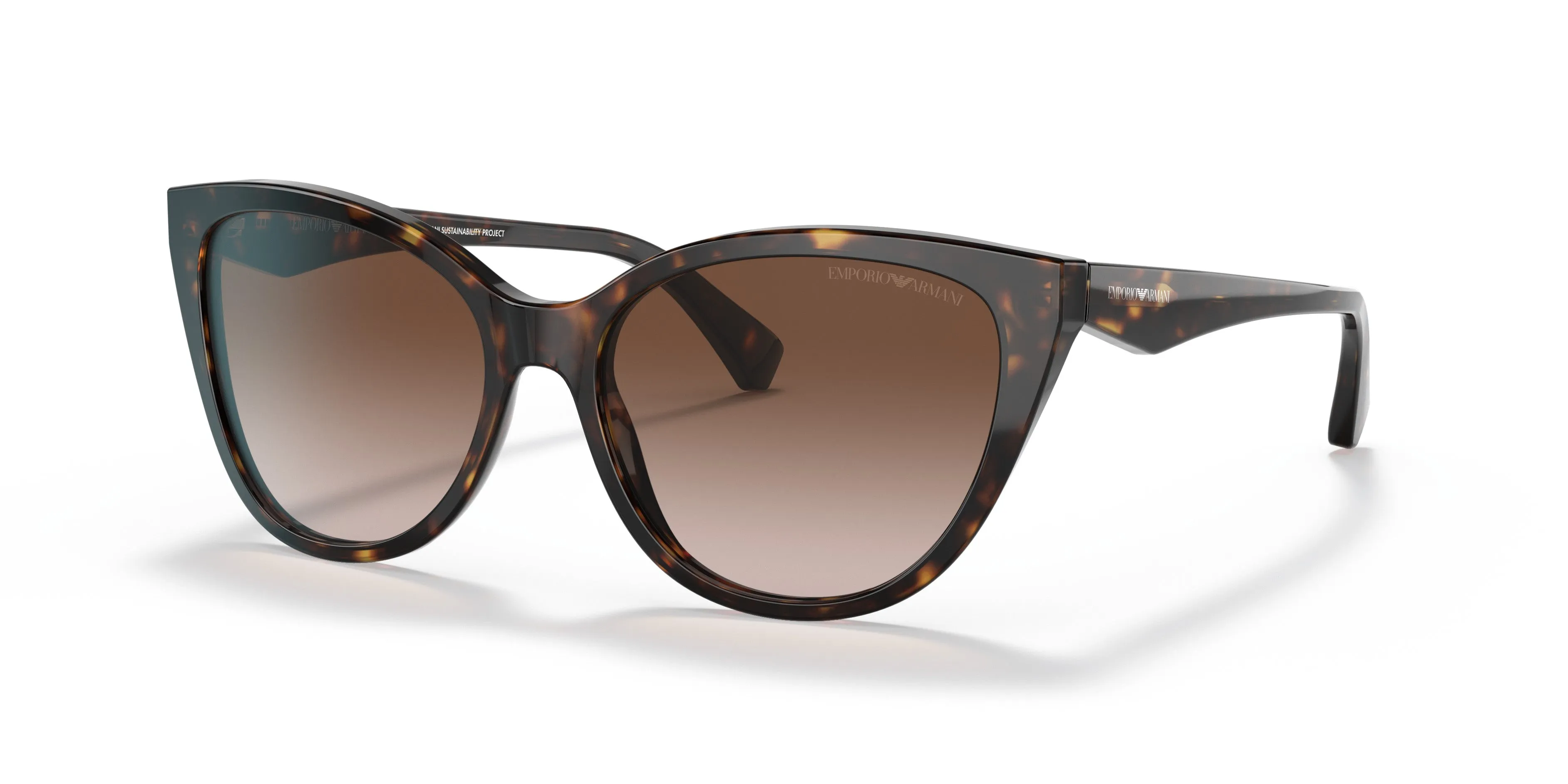 Emporio Armani 0EA4162 587913 Cateye Havana Sunglasses