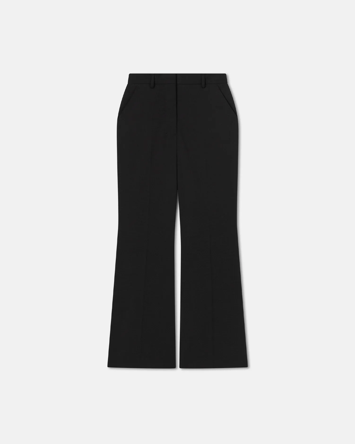 Felin - Twill Crop Flare Pants - Black