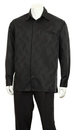 Fortino Landi-2766-BLK Mens Walking Suit