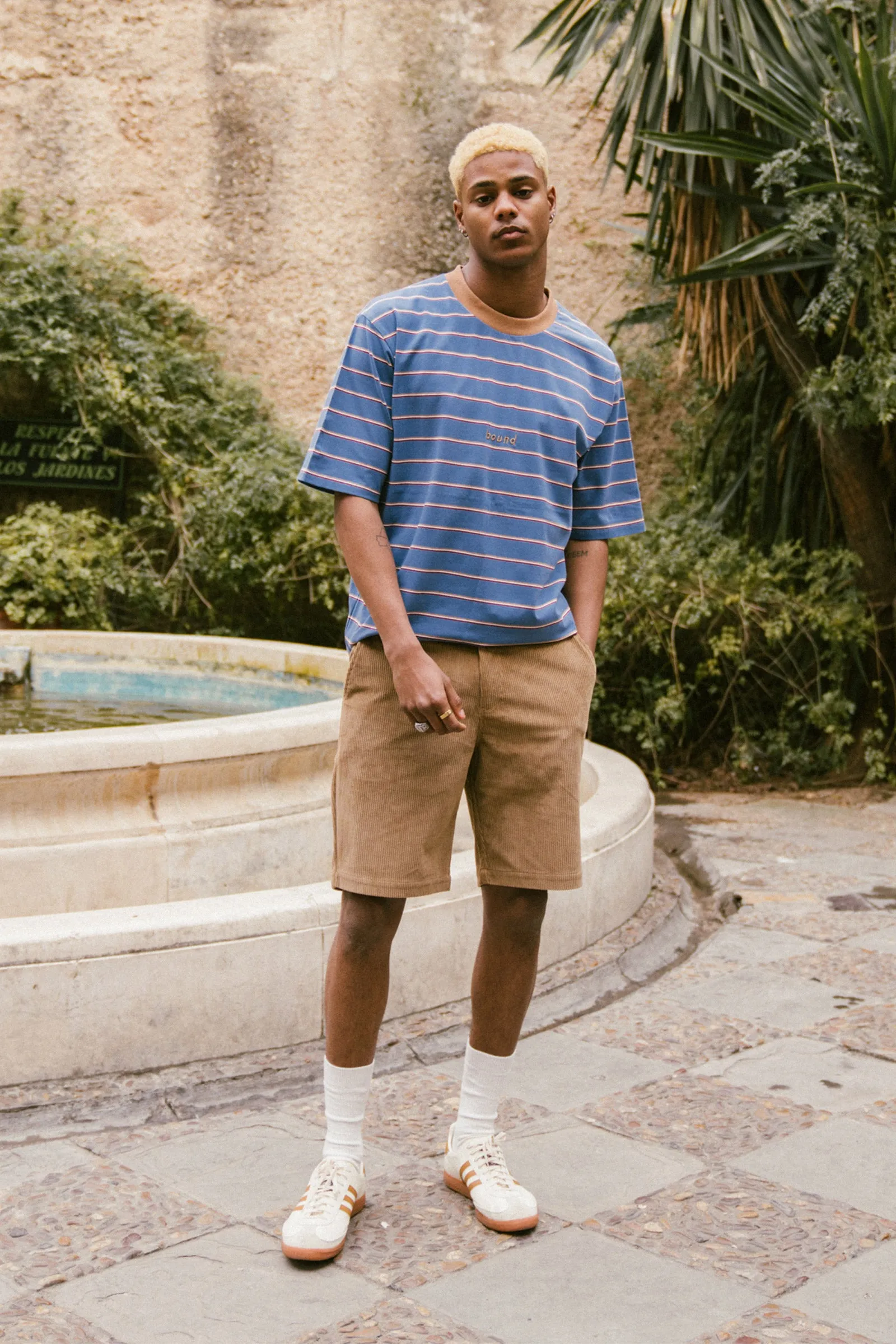FOX BROWN CORD SHORTS