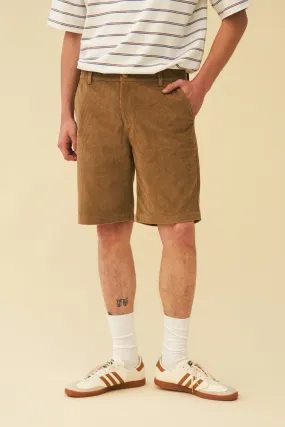 FOX BROWN CORD SHORTS