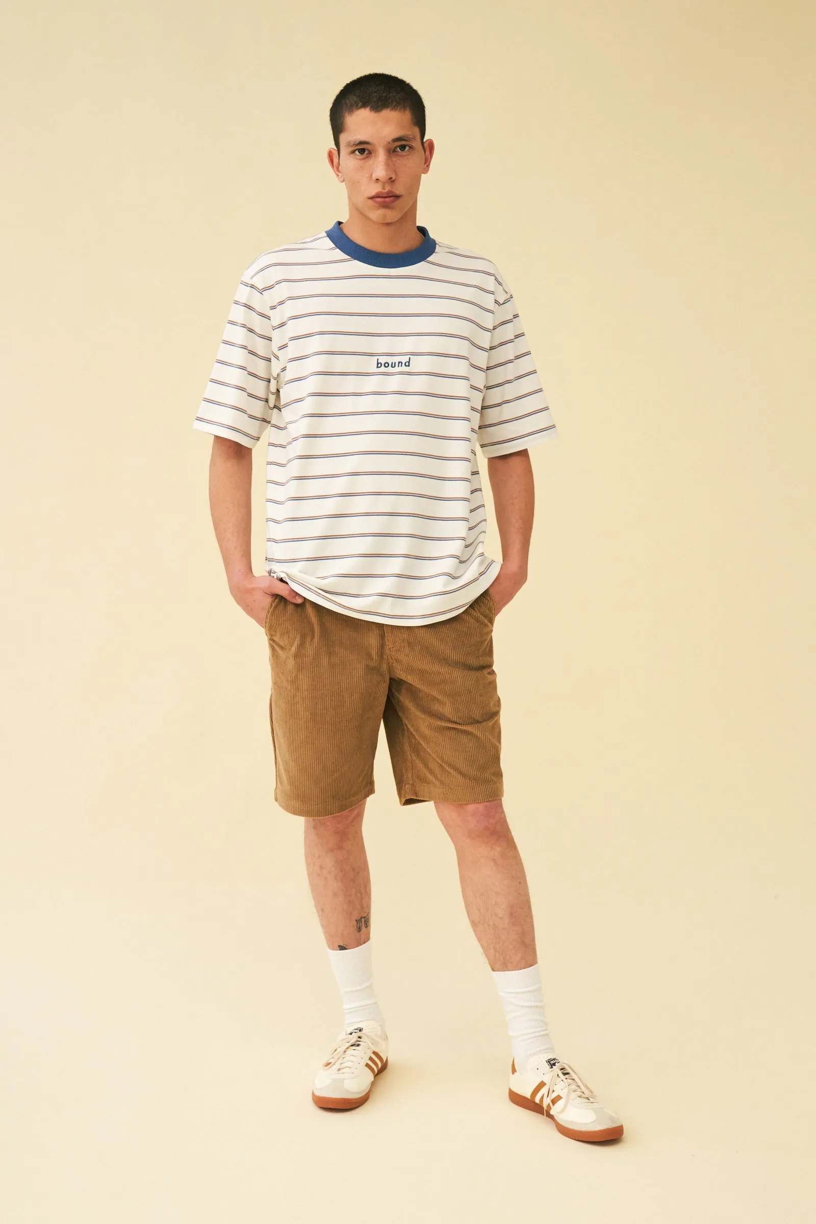 FOX BROWN CORD SHORTS