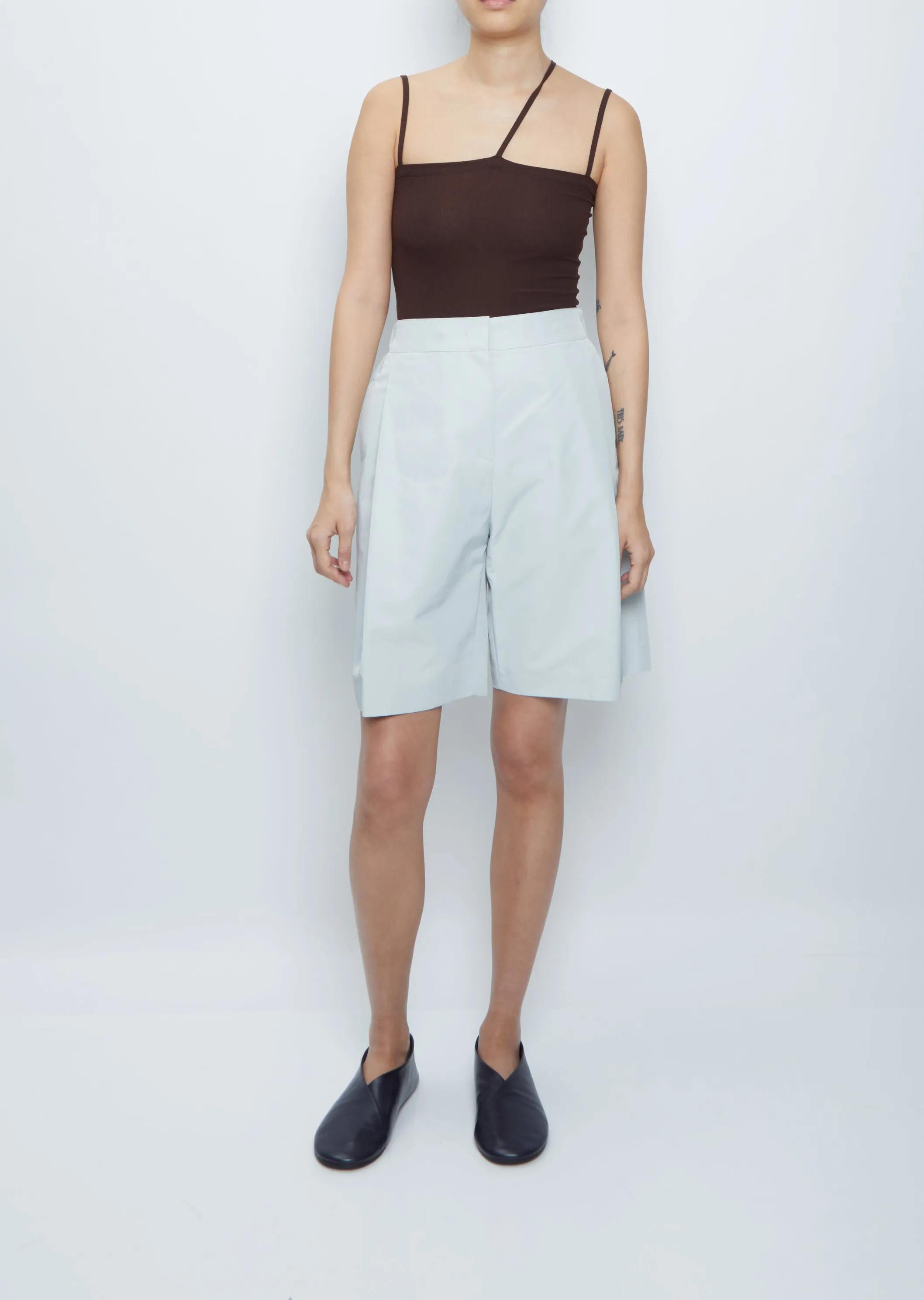 Garconne Shorts — Light Grey