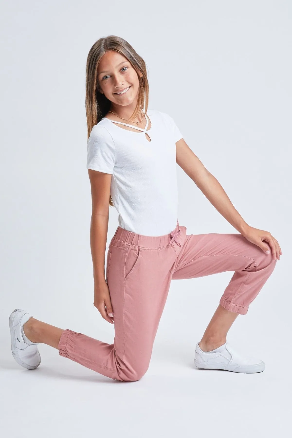 Girls Twill Jogger