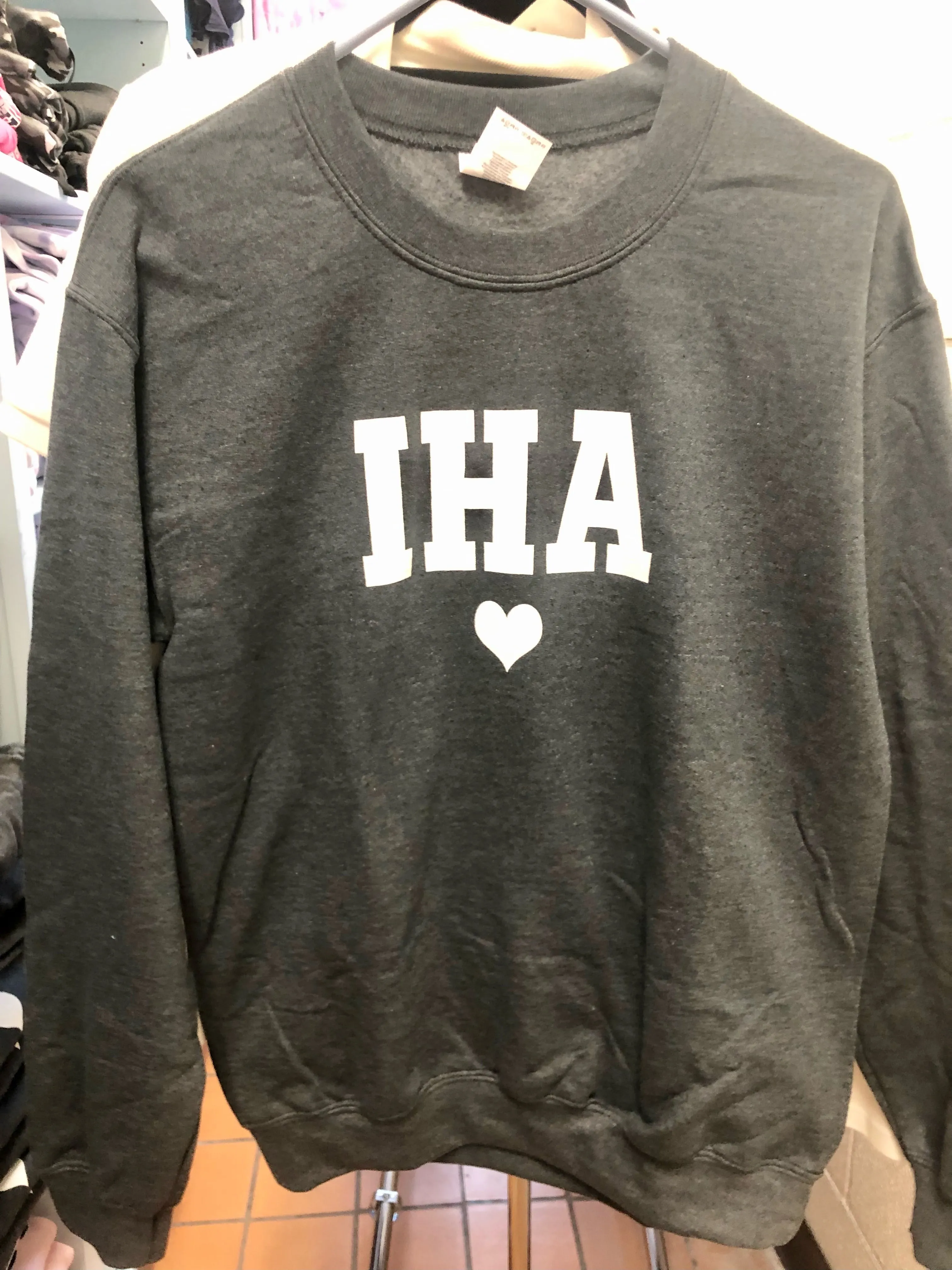 IHA Crew Heart Sweatshirt