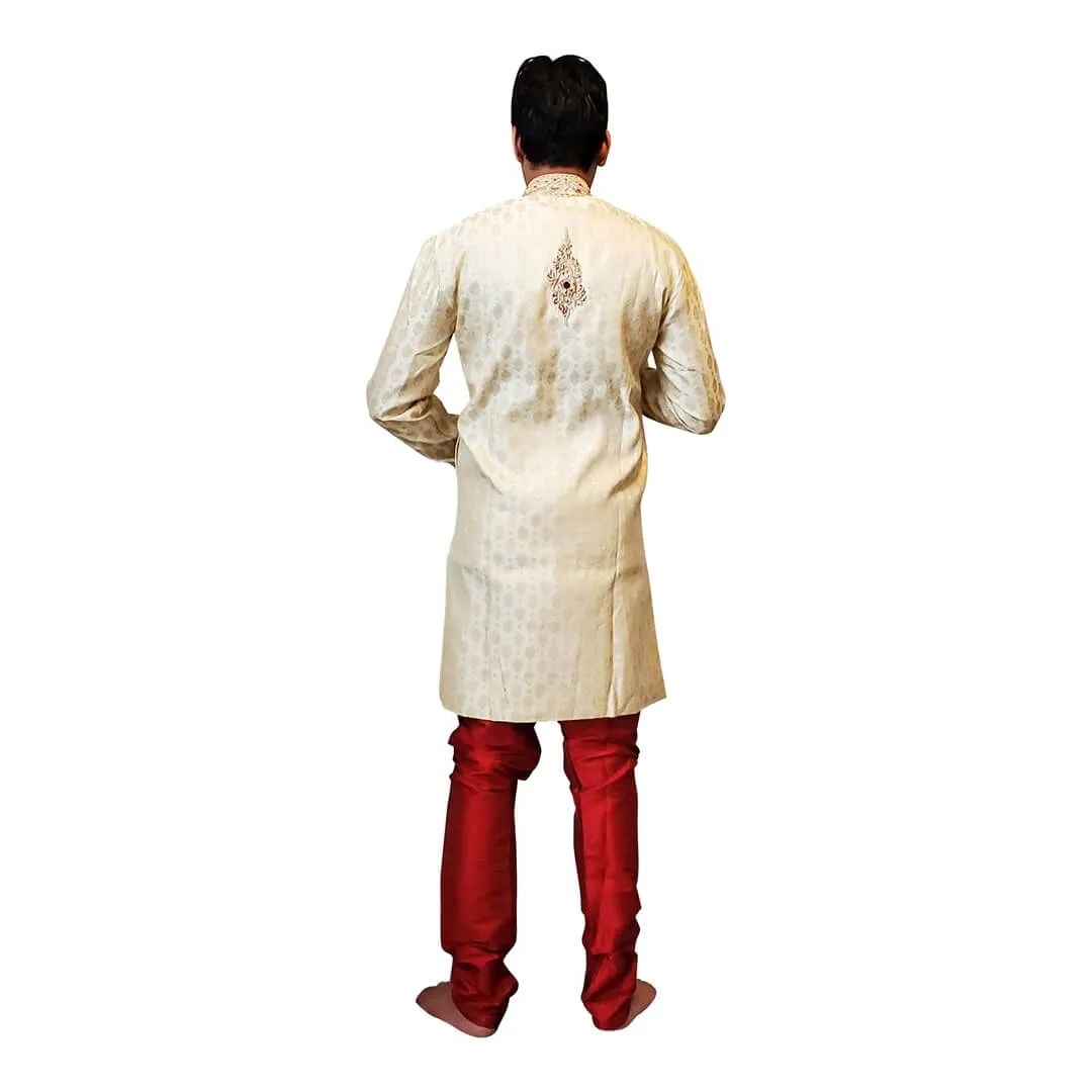 Indo - Western sherwani in silk