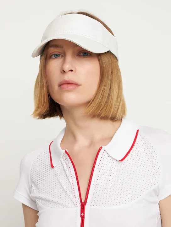 L&#x27;etoile Sport   Perforated leather visor 