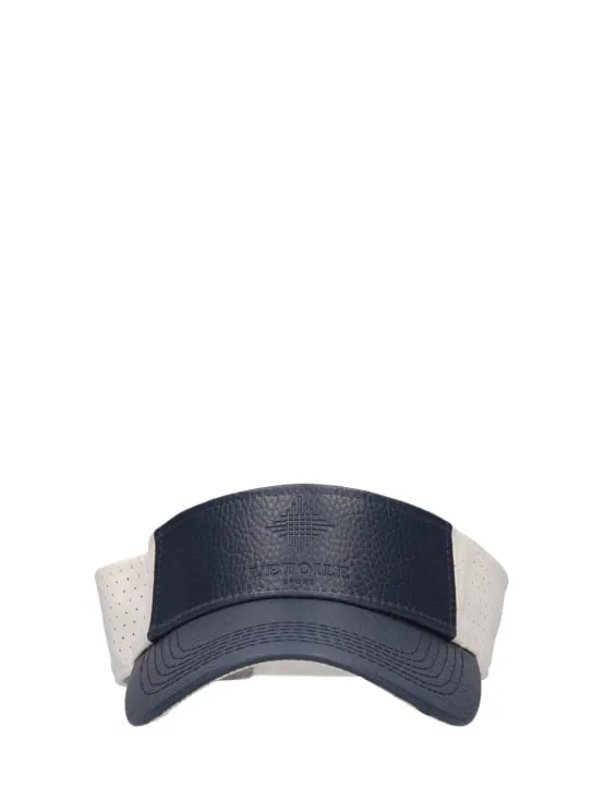 L&#x27;etoile Sport   Perforated leather visor 