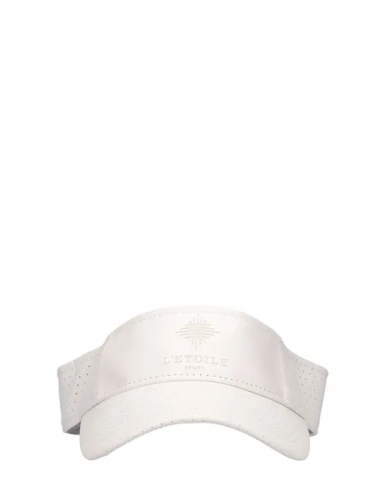 L&#x27;etoile Sport   Perforated leather visor 