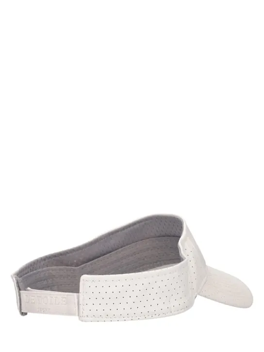 L&#x27;etoile Sport   Perforated leather visor 