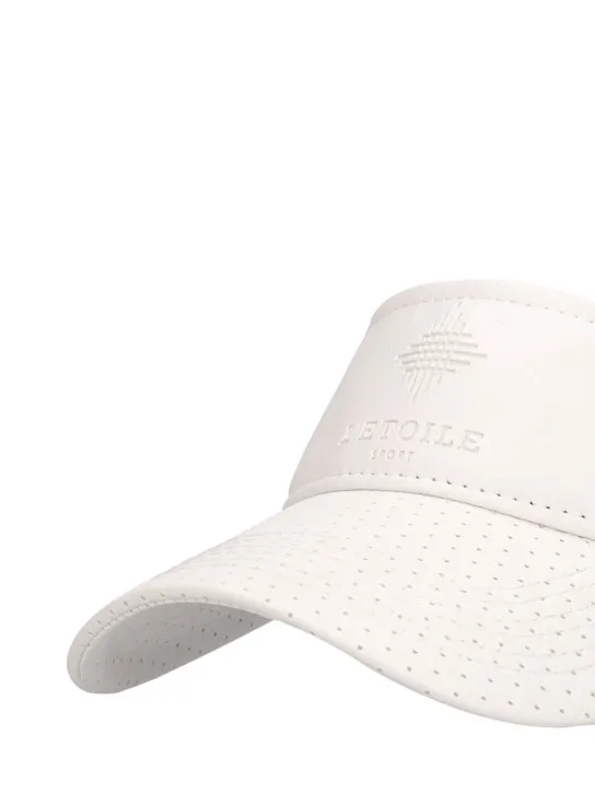L&#x27;etoile Sport   Perforated leather visor 
