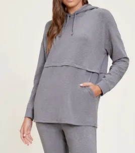 Malibu Collection Fleece Luxe Lounge Anorak by Barefoot Dreams
