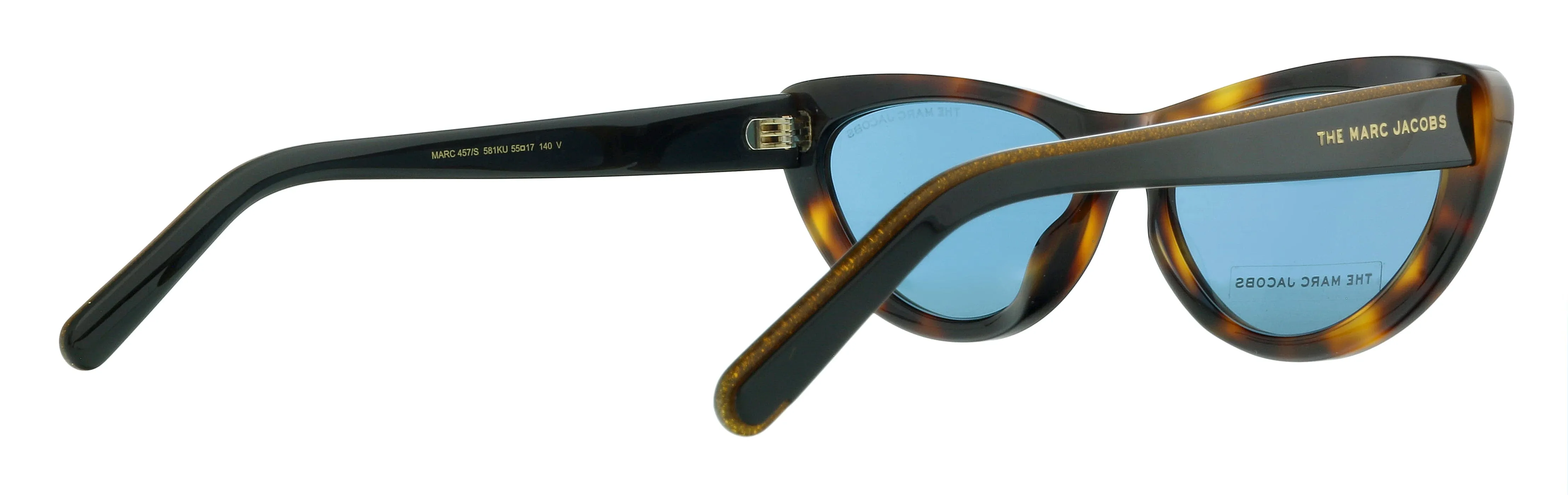 Marc Jacobs MARC 457/S KU 0581 Havana Black Cateye  Sunglasses