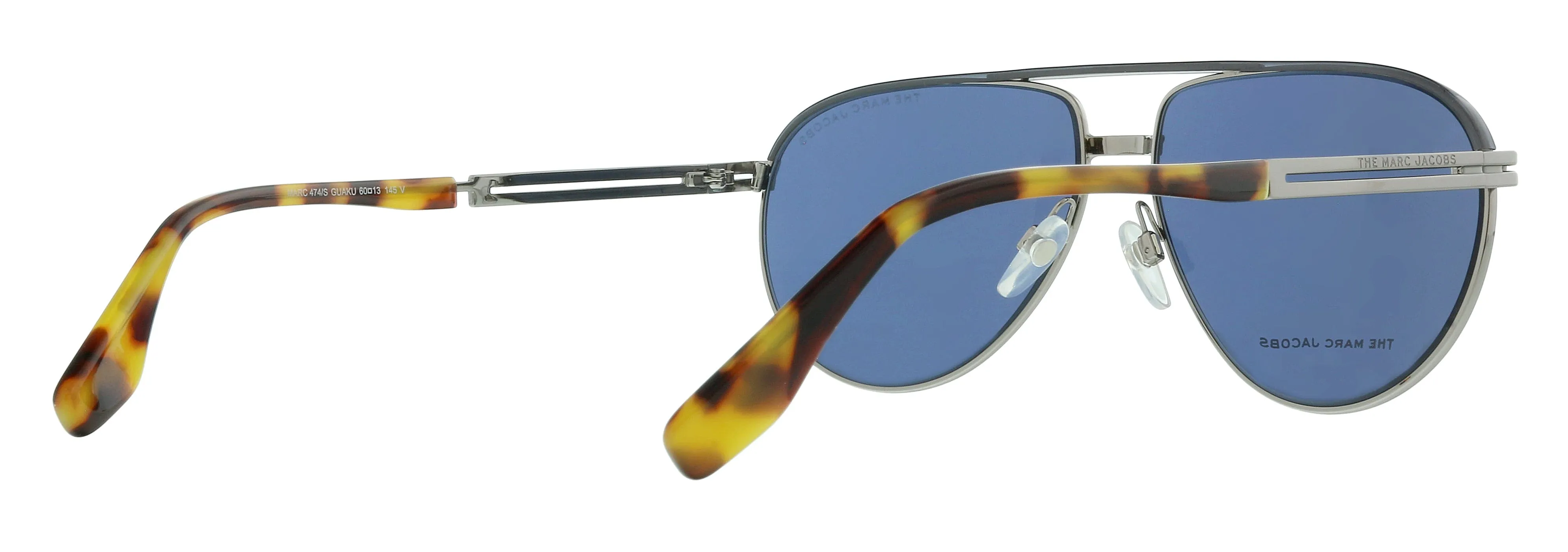 Marc Jacobs MARC 474/S KU 0GUA Ruthenium Grey Aviator Sunglasses