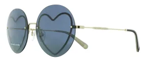 Marc Jacobs MARC 494/G/S IR 0J5G Gold Round  Sunglasses