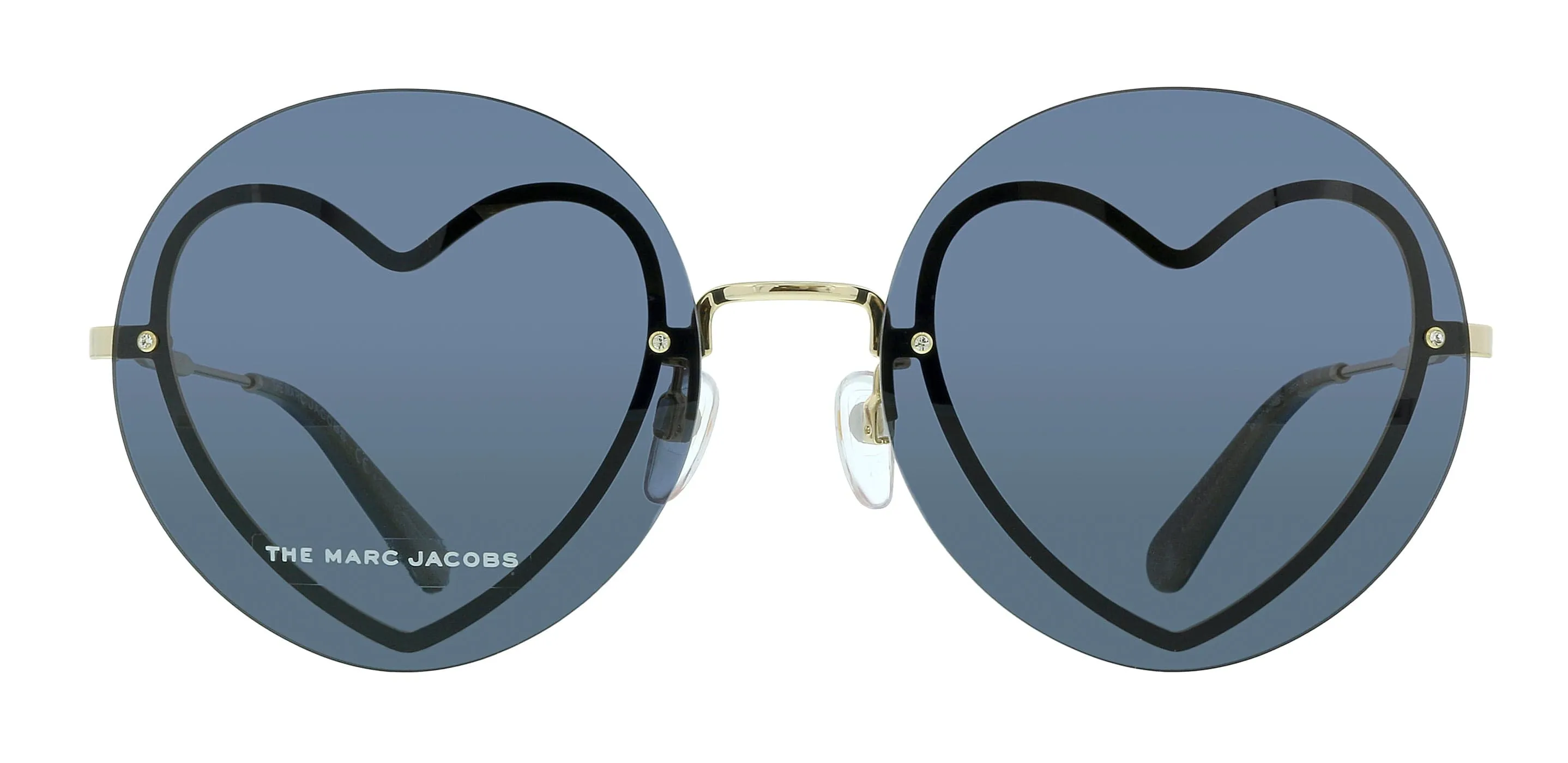 Marc Jacobs MARC 494/G/S IR 0J5G Gold Round  Sunglasses