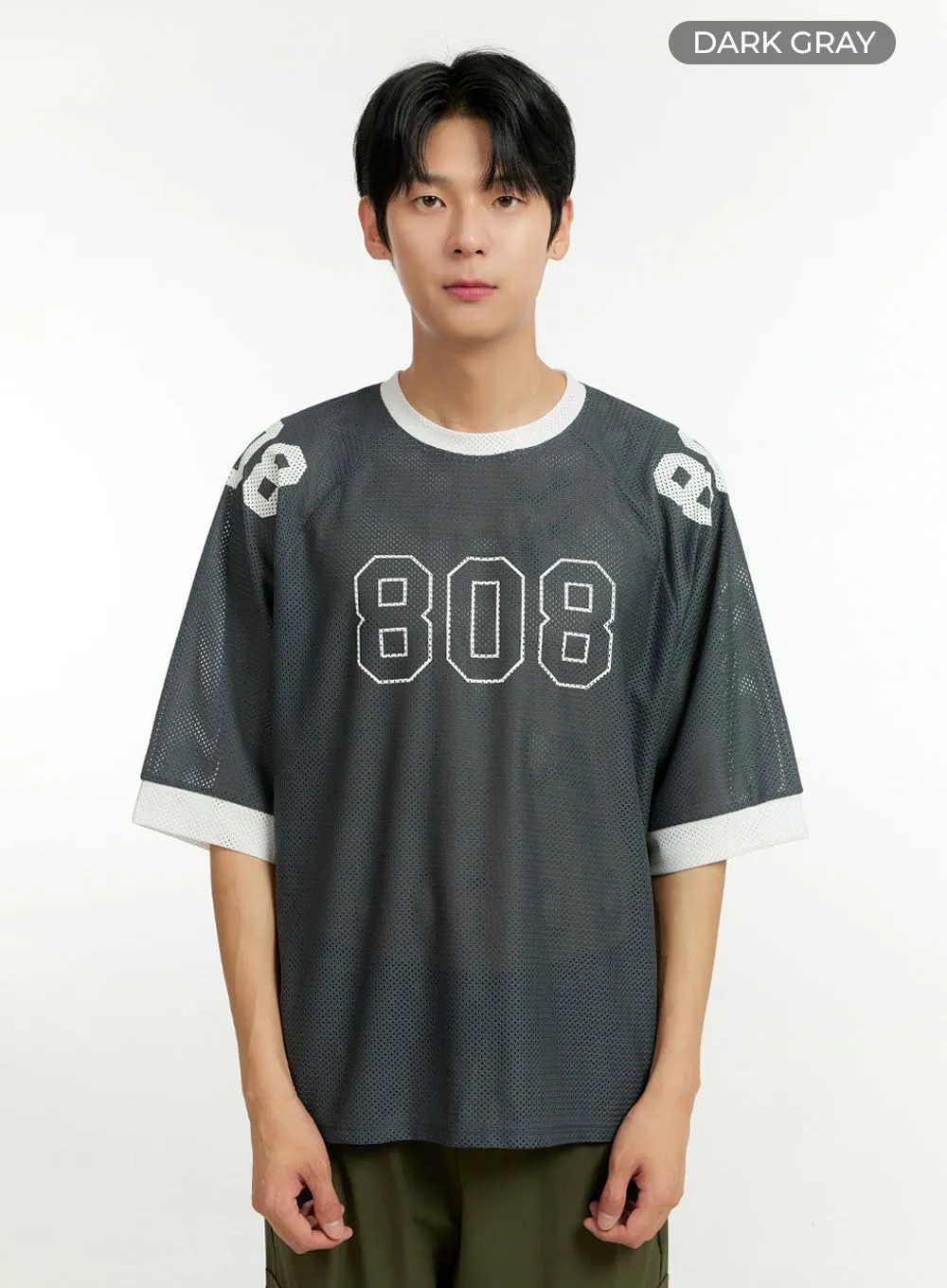 Men's Mesh Camo Raglan T-Shirt IL412