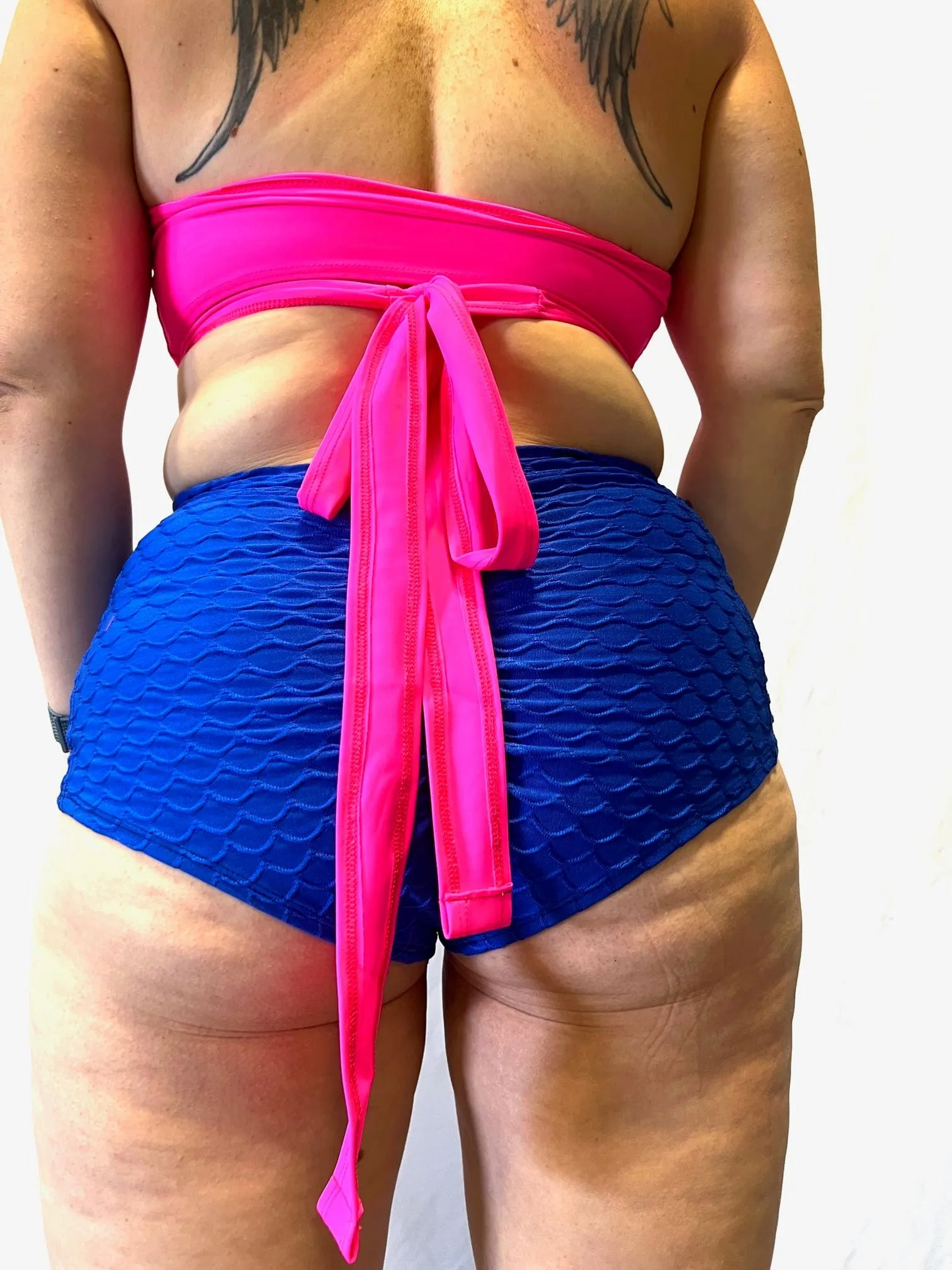 Mermaid High Waist Bottom - Blue