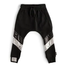 NUNUNU French Terry Side Shine Baggy Pants