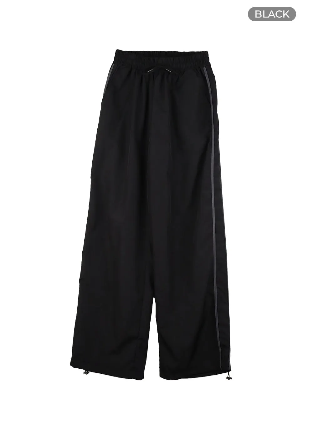 Nylon Banded Wide-Fit Pants CA430