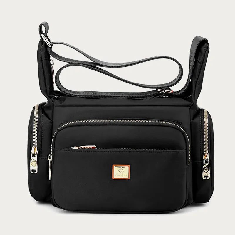 Nylon Crossbody Bag For Women Daily Outfit Multiple Pockets Purse