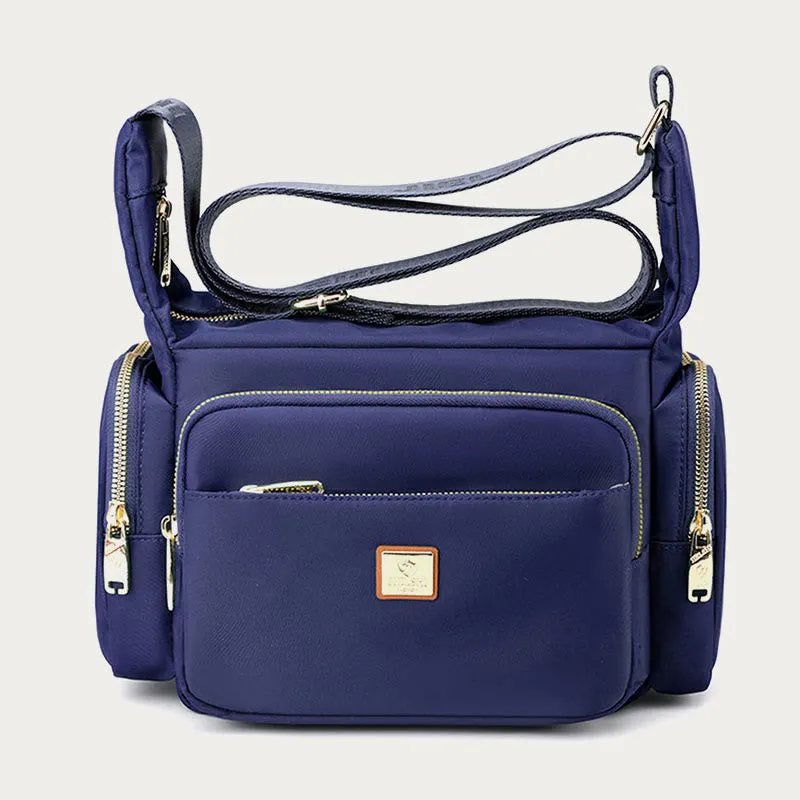 Nylon Crossbody Bag For Women Daily Outfit Multiple Pockets Purse