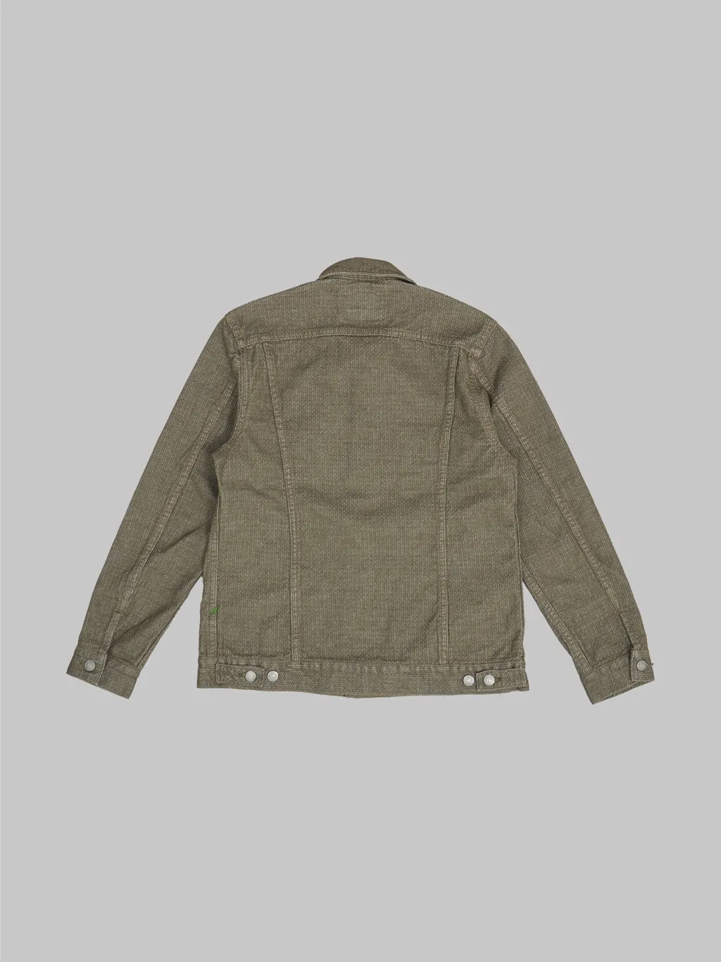 Pure Blue Japan 6117-OLV Sashiko Type II Jacket Olive
