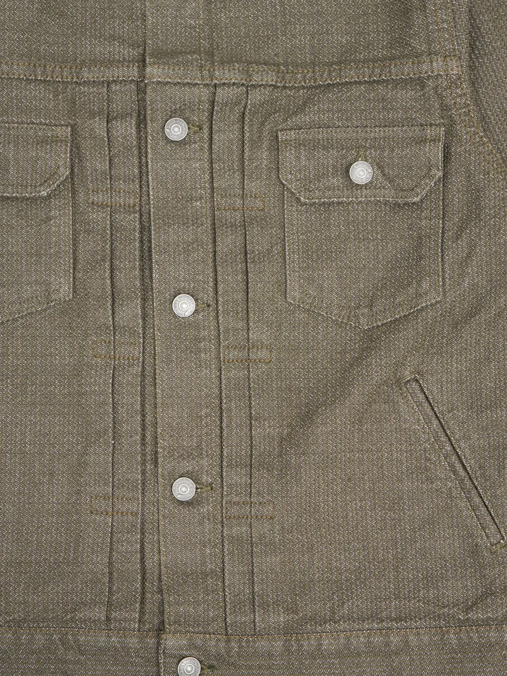 Pure Blue Japan 6117-OLV Sashiko Type II Jacket Olive