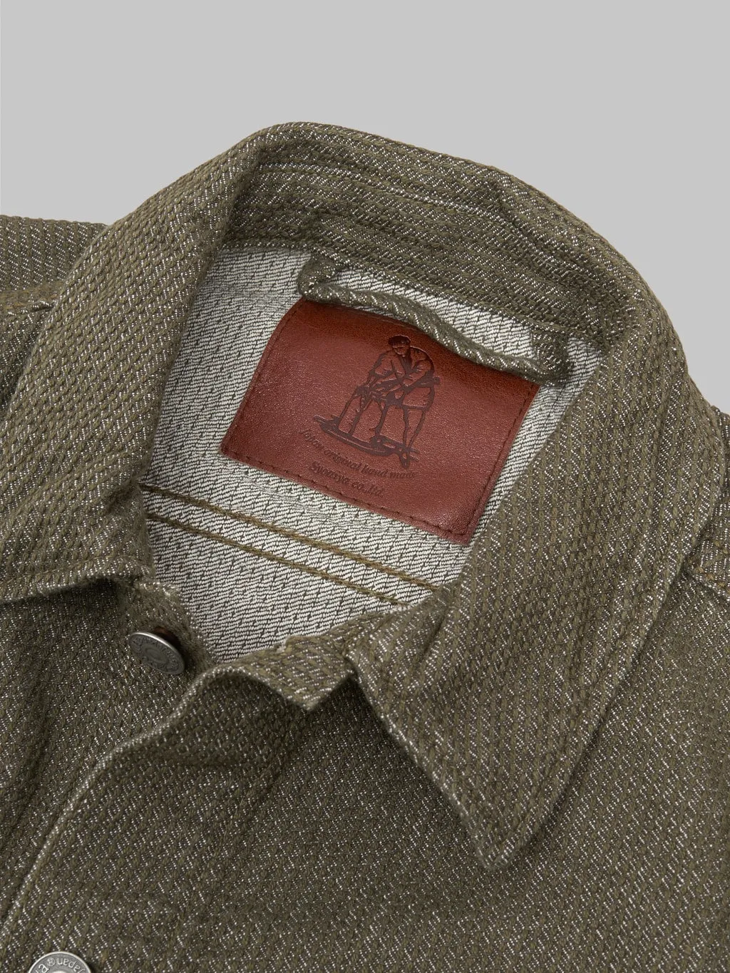 Pure Blue Japan 6117-OLV Sashiko Type II Jacket Olive